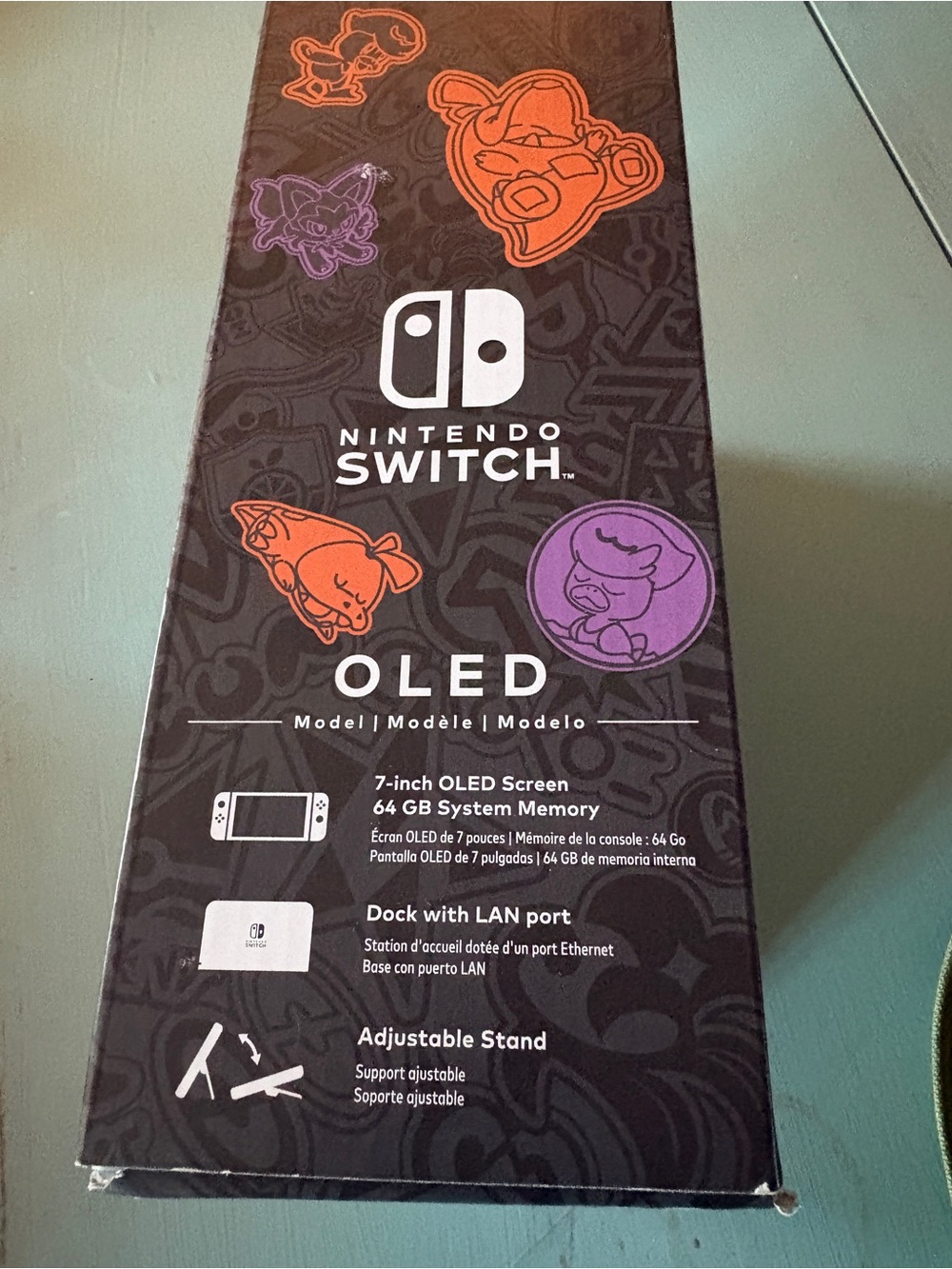Nintendo Switch OLED Pokémon Scarlet & Violet Edition - Picture 2 of 8